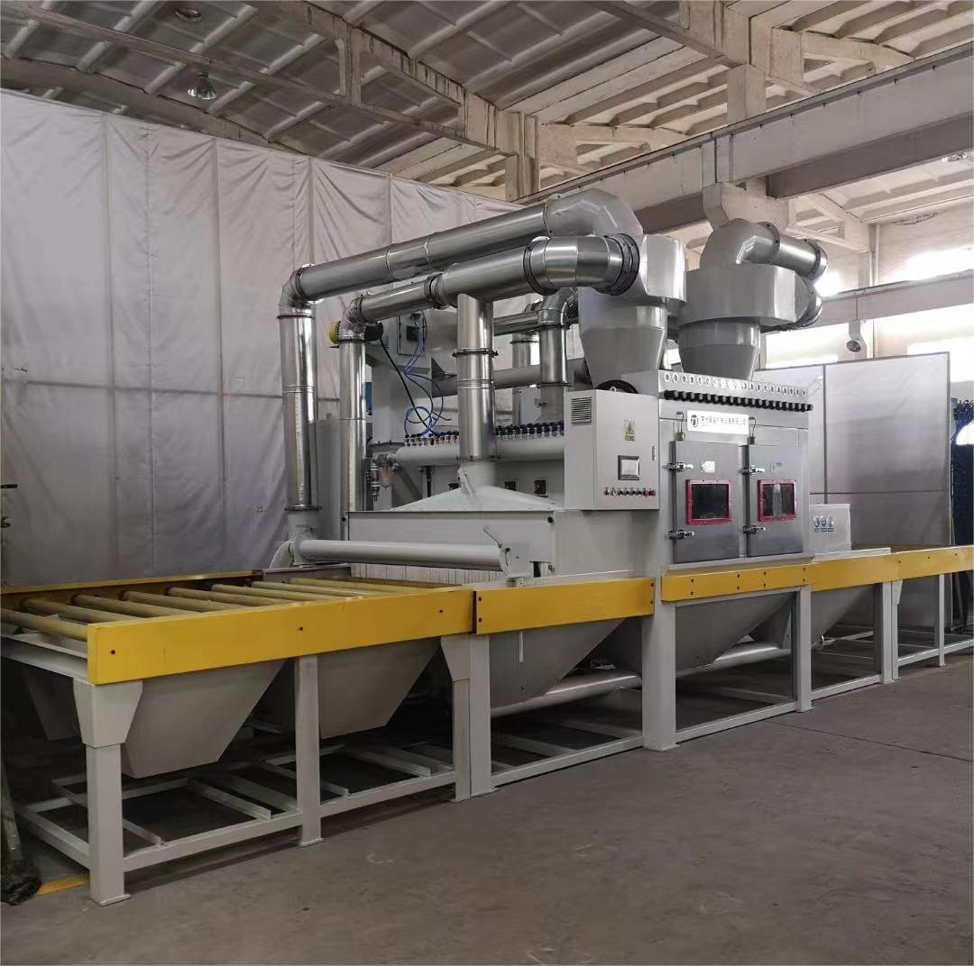 石柱抛丸机跑砂是什么原因