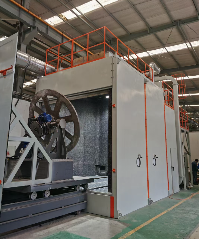 石柱喷砂机环保改造 符合行业排放标准