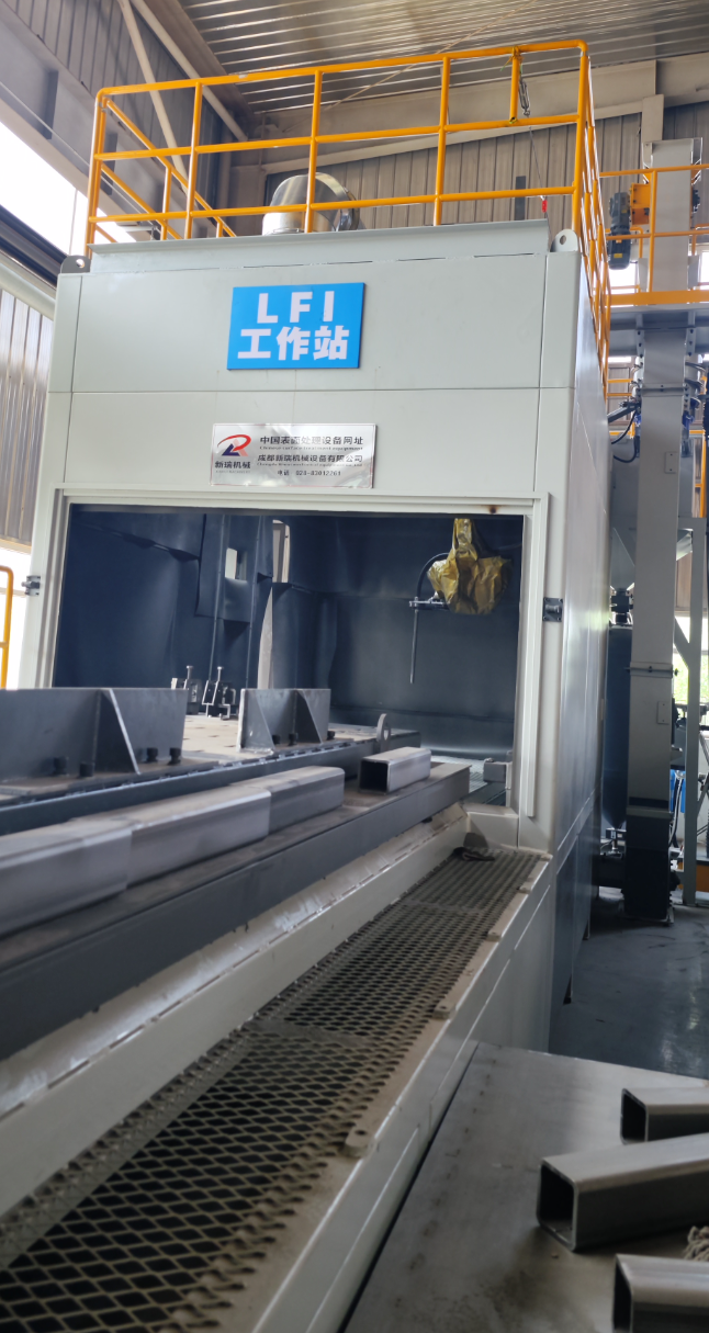 石柱喷砂机在航空航天部件的精密处理