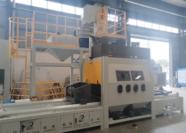 石柱多工位喷砂机 提升批量生产效率