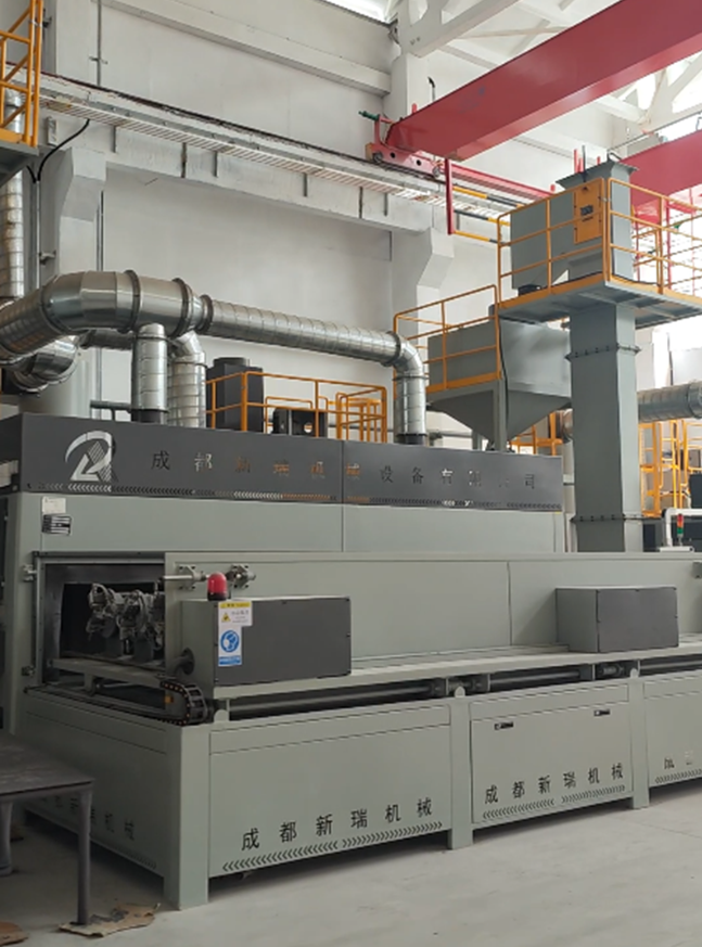 石柱批量加工中喷砂机如何保证一致性